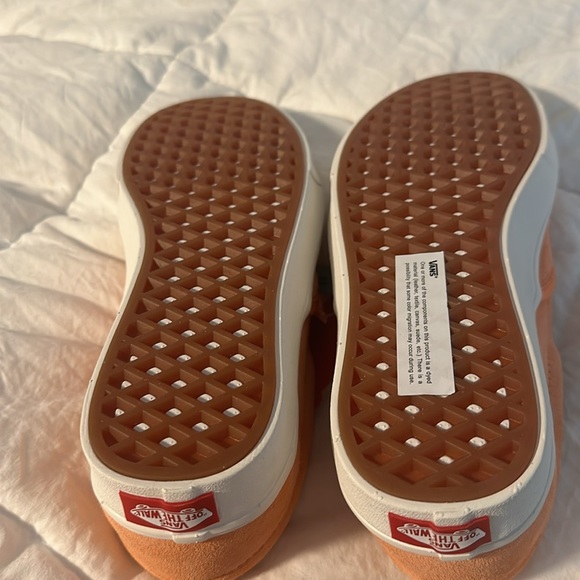 Vans comfy off the wall loafers size 7 peach/orange - Picture 4 of 10